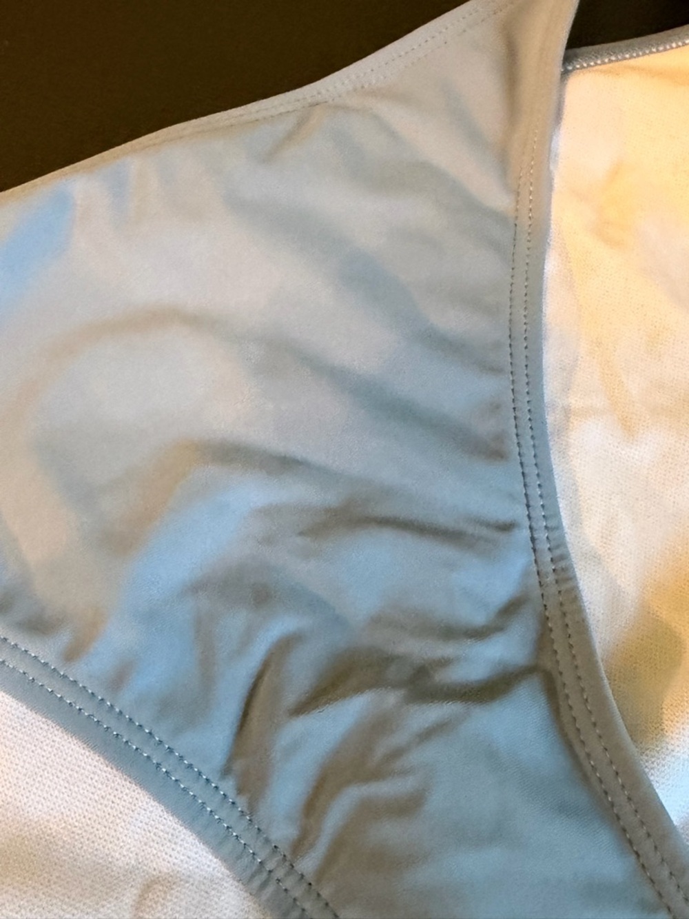 SHEIN Light Blue Triangle String Bikini Set - Picture 2 of 5